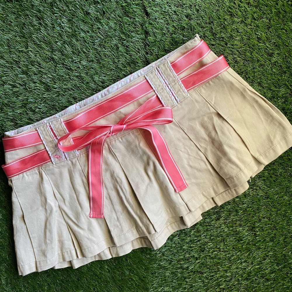 NWT Y2K Vintage Abercrombie & Fitch pleated skirt